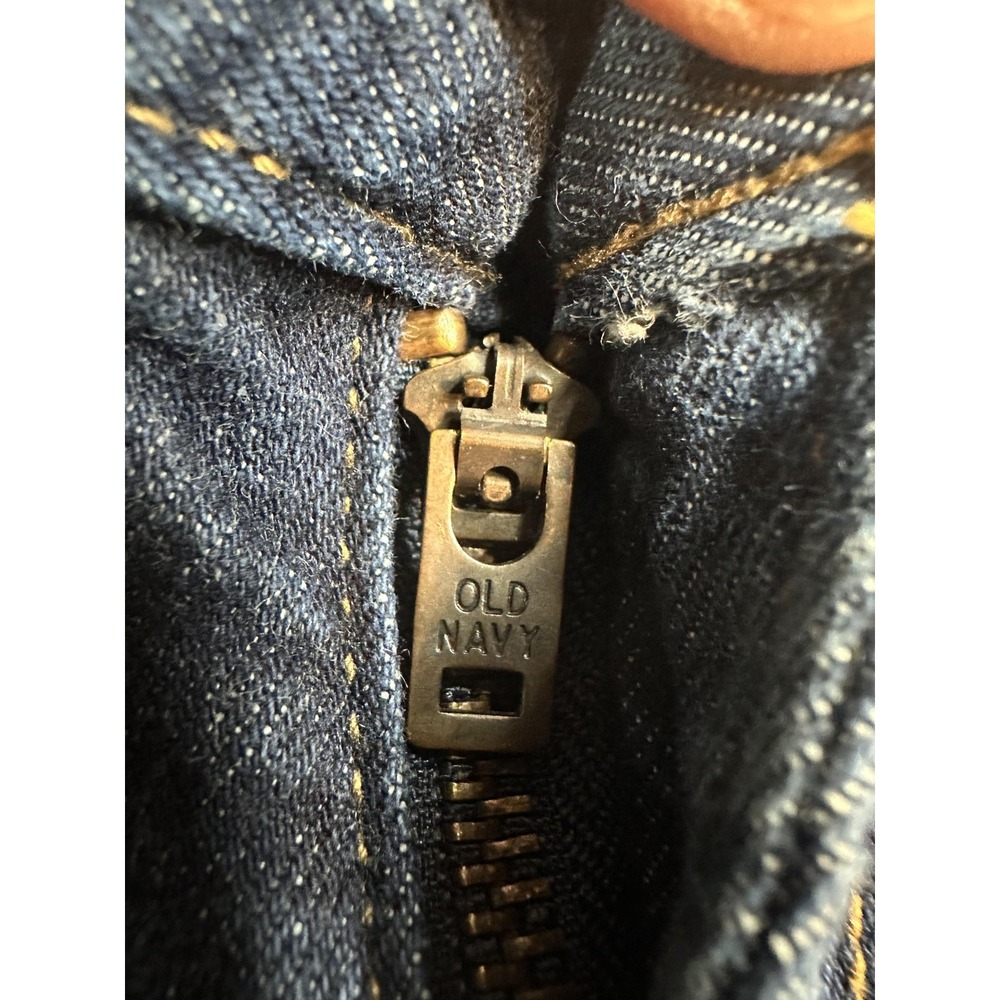 Old Navy Athletic Jeans Mens 34x34 (34x31) Dark Wash Blue Built-In Flex Denim - Picture 11 of 14